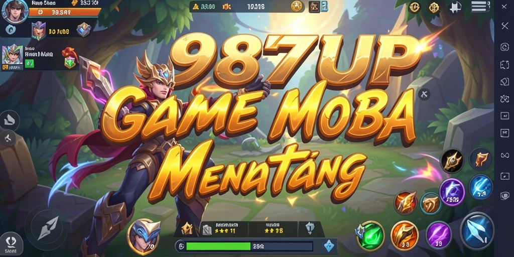 Tampak layar gameplay 987UP dengan aksi pertempuran yang epik.