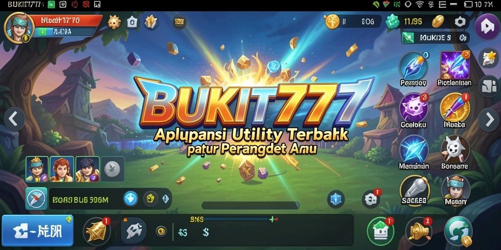 Tampilan antarmuka BUKIT777 yang bersih dan fungsional.