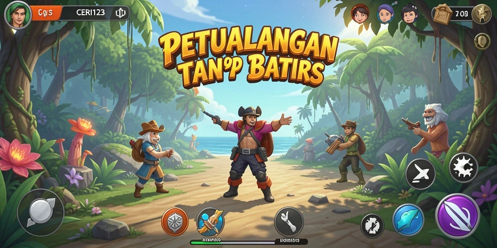 Tampilan grafik menakjubkan dalam gameplay CERI123 yang penuh petualangan.