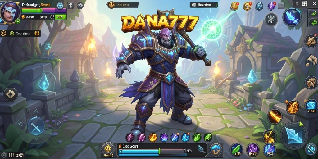 Tangkapan layar DANA777 menampilkan petualangan seru di dunia MMORPG.