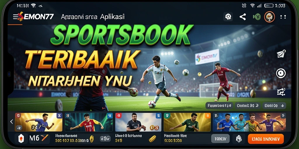 Tampilan gameplay Sportsbook EMON77 dengan cara yang menarik.