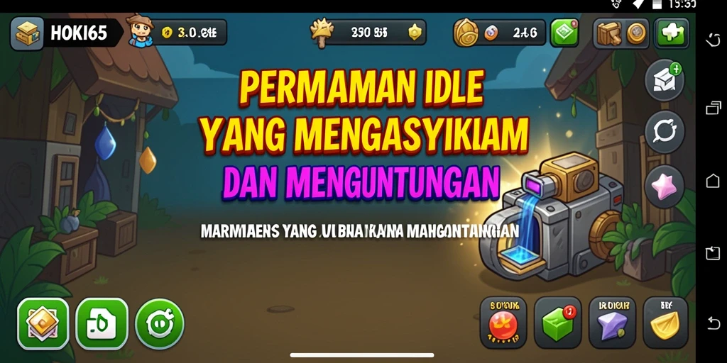 Tampilan gameplay HOKI65 yang unik dan menarik.