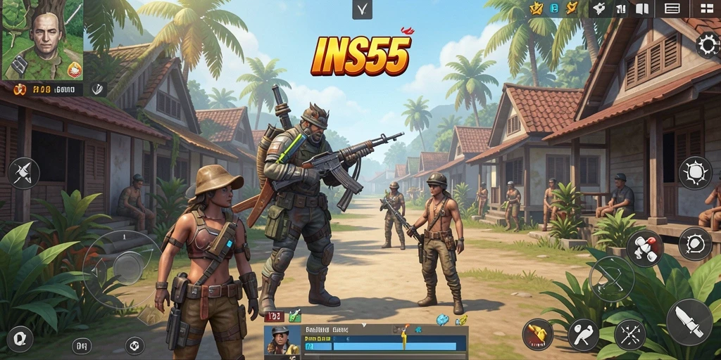 Tampilan gameplay menarik dari game simulasi INS55.