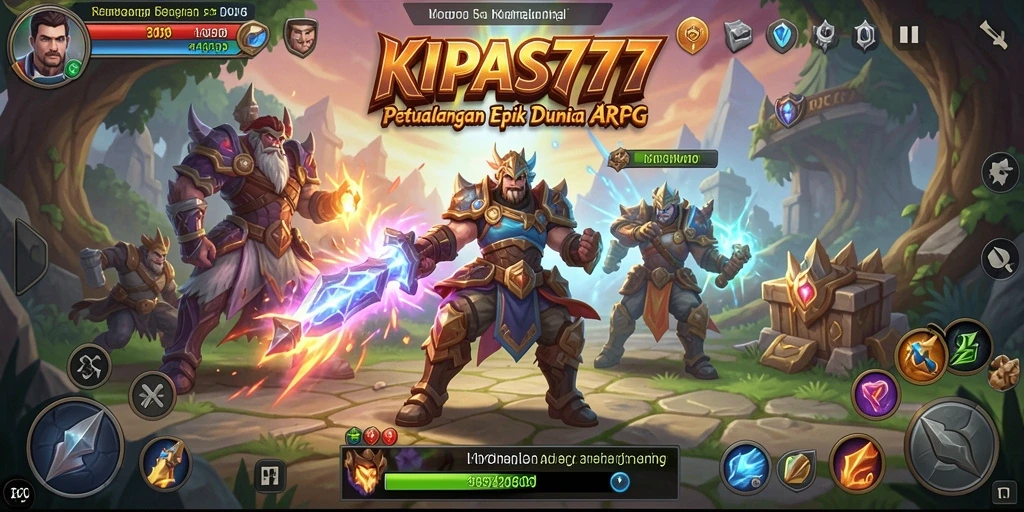 Tampilan gameplay KIPAS777 yang menampilkan pertempuran seru dan grafis menarik.