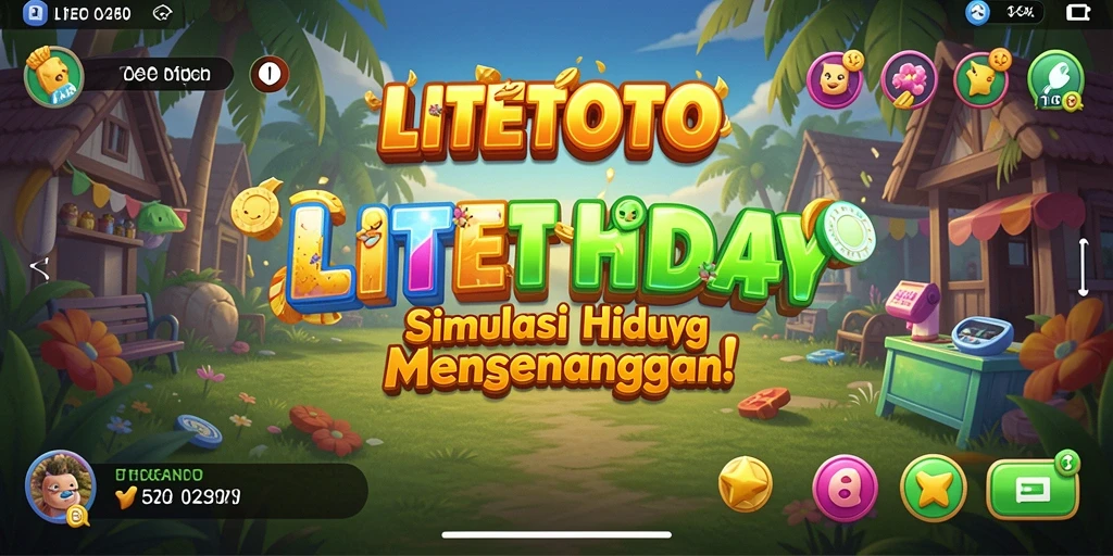 Tampilan gameplay LITETOTO yang menarik dan interaktif.