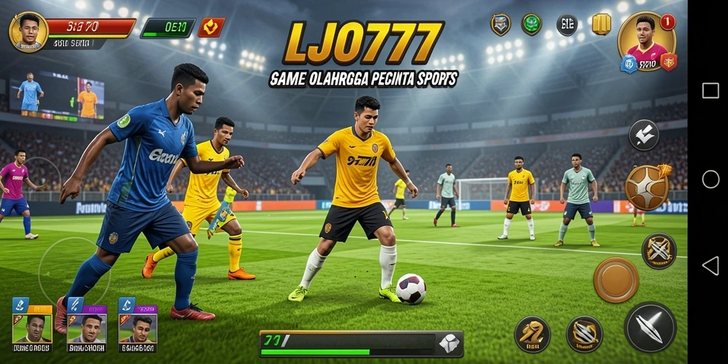 Screenshot LJO777 menampilkan gameplay olahraga yang seru.