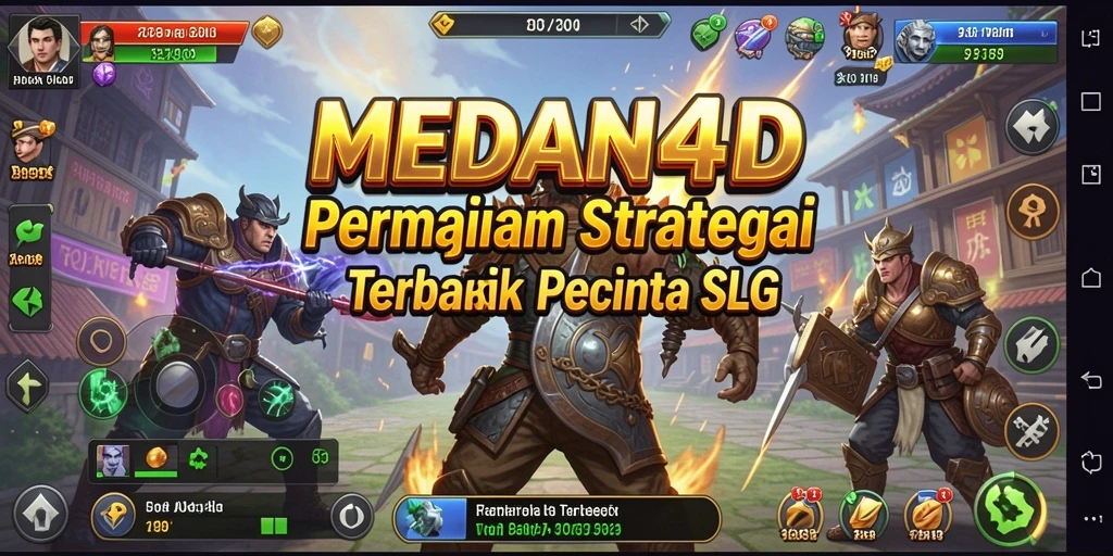 Tampilan gameplay menarik dari MEDAN4D yang menampilkan aksi strategi.