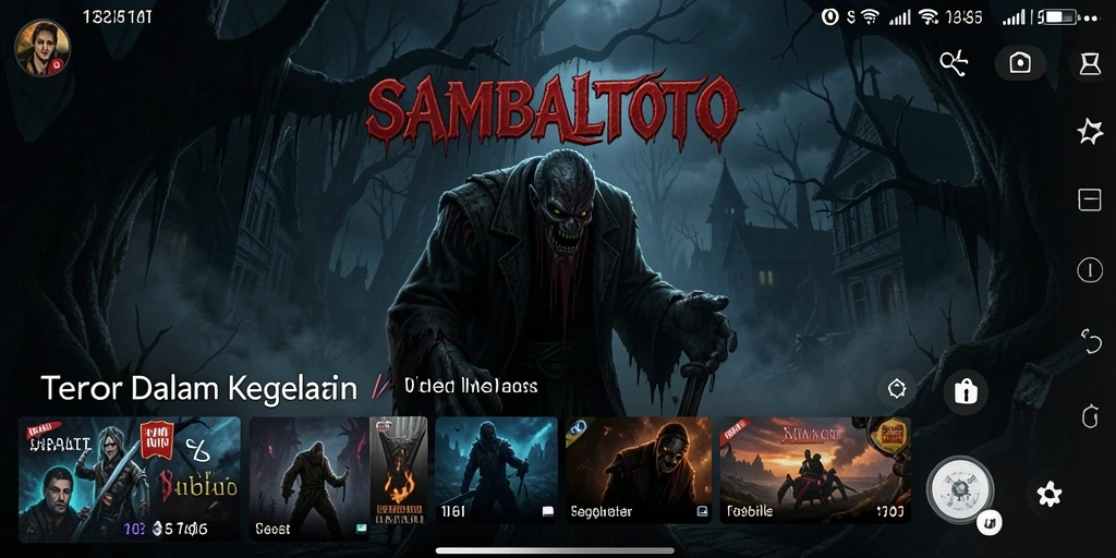 Screenshot menunjukkan momen menegangkan dalam gameplay SAMBALTOTO.