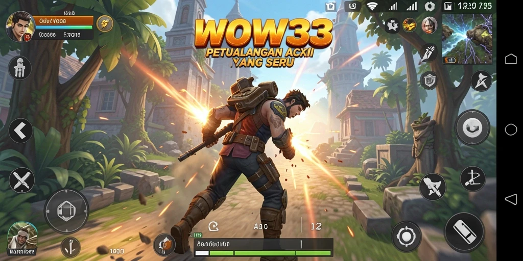 Gameplay seru dalam WOW33, penuh aksi dan petualangan.